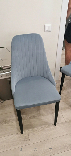 Стул на металлокаркасе Kora beige / black фото покупателя 473