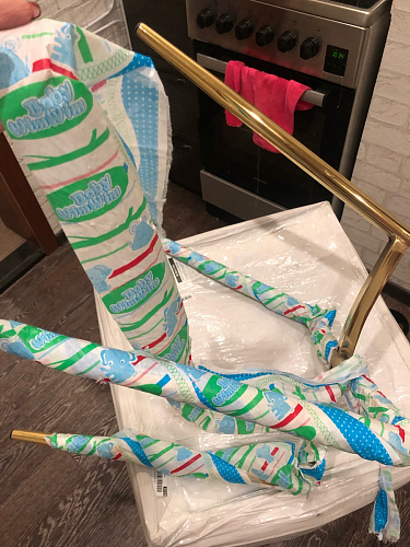 Стул на металлокаркасе Dabl 01 champagne / gold фото покупателя 134