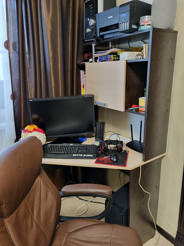 Стол компьютерный Джаз-18 дуб сонома фото покупателя 4