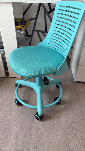 Компьютерное кресло Kiddy/Кидди розовое ткань (сетка) фото покупателя 5