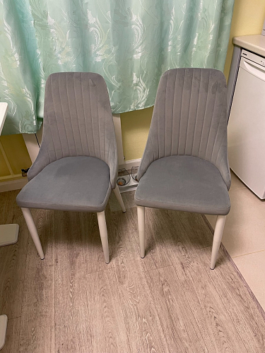 Стул на металлокаркасе Kora white / gray фото покупателя 253