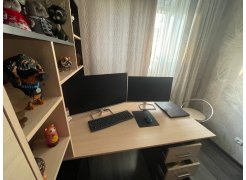 Стол компьютерный Джаз-15 белый правый фото покупателя 50