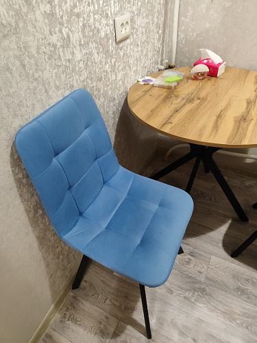 Комплект стульев Чилли 2 шт бежевый / черный фото покупателя 1096