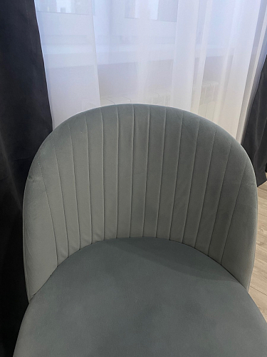 Стул на металлокаркасе Gabi 1 beige / black фото покупателя 392