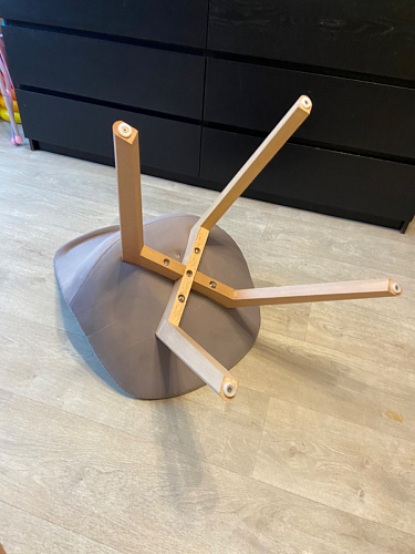 Деревянный стул Bonuss light gray / wood фото покупателя 4