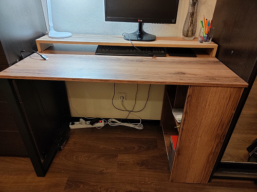 Письменный стол Битти Лофт 116х60х75 креатель / черный матовый фото покупателя 107