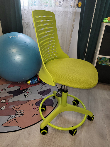 Компьютерное кресло Kiddy/Кидди искусственная кожа бирюзовая фото покупателя 28