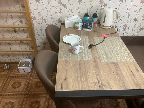Стол Центавр дуб велингтон / черный матовый фото покупателя 44