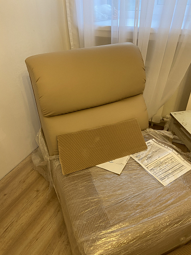 Кресло Карнелла бежевое фото покупателя 3