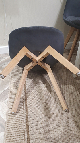 Деревянный стул Bonuss dark gray фото покупателя 104