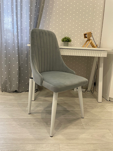 Стул на металлокаркасе Kora beige / black фото покупателя 428