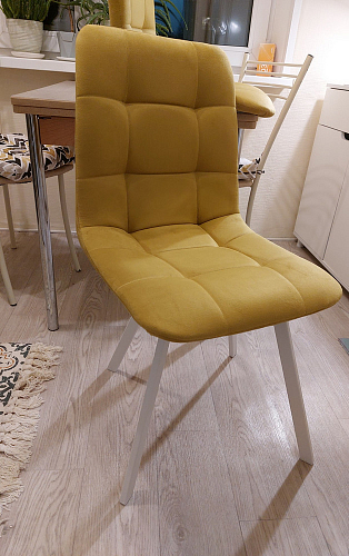 Стул на металлокаркасе Чилли К кирпичный / черный фото покупателя 708