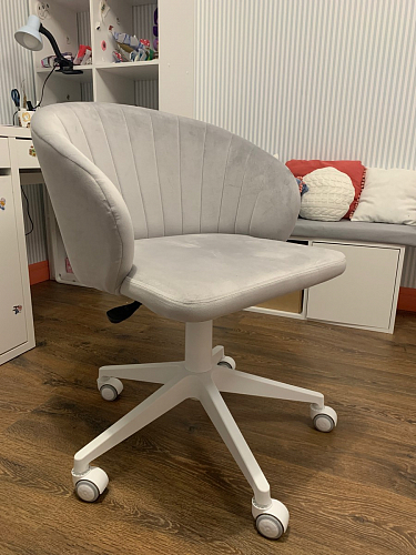 Компьютерное кресло Пард экокожа белый фото покупателя 164