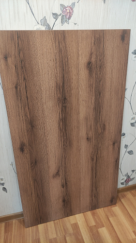 Стол Лота Лофт 120 25 мм дуб делано темный / черный матовый фото покупателя 199