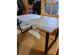 Стол Лота Лофт 140 25 мм юта / белый матовый фото покупателя 779