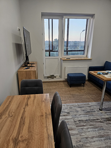 Обеденная группа Эделин темно-серый / дуб вотан / черный матовый фото покупателя 23