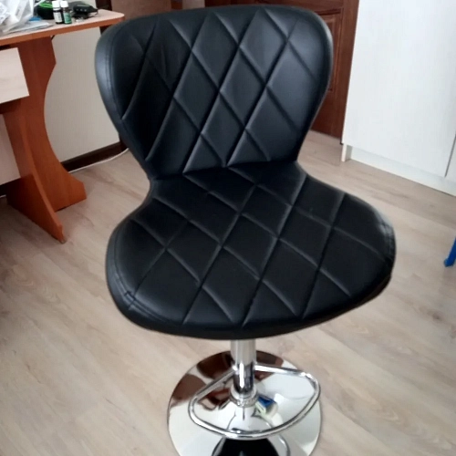 Барный стул Porch dark beige / chrome фото покупателя 2