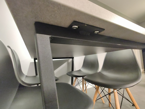 Стол Лота Лофт 140 25 мм черный матовый / бетон фото покупателя 368