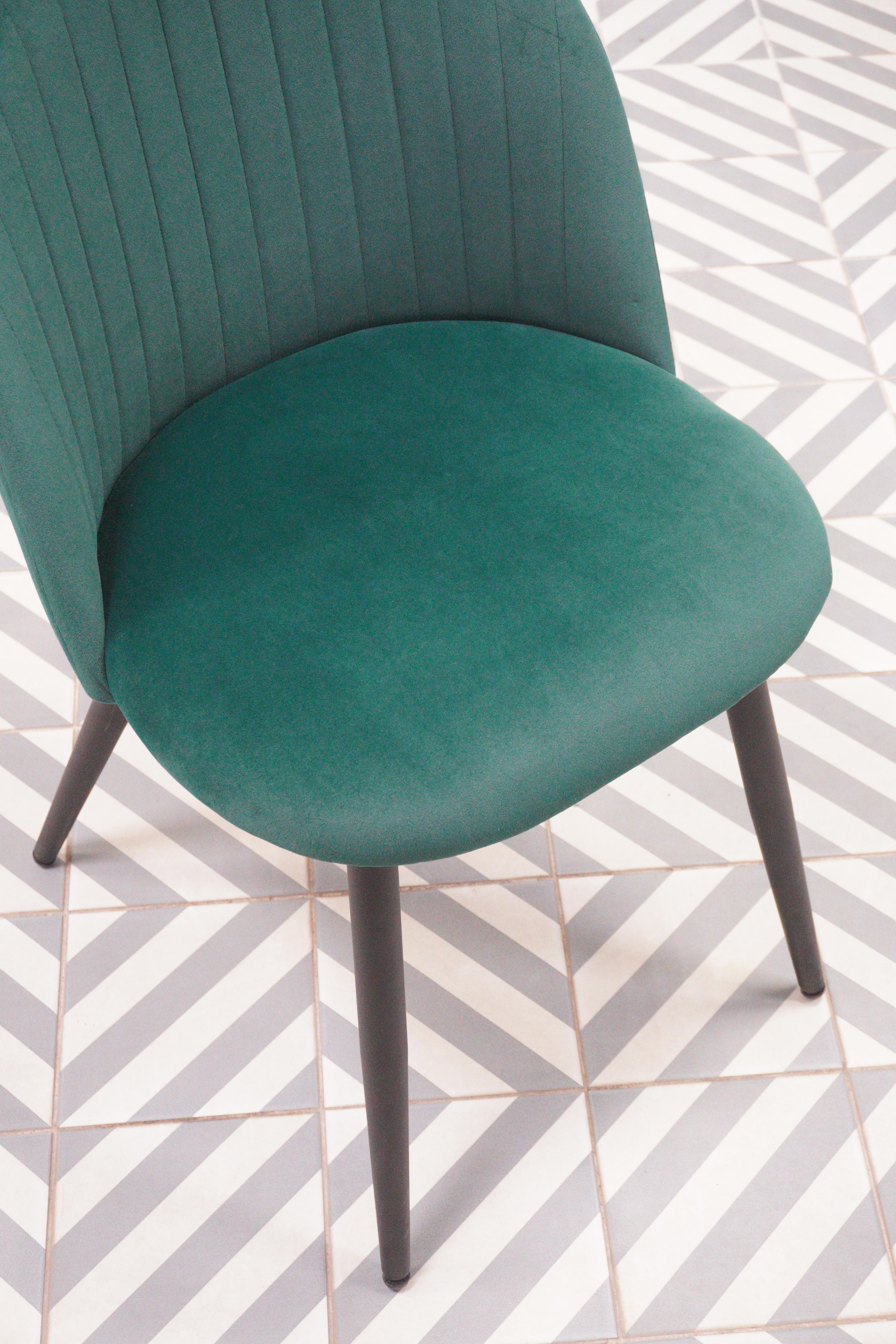 Стул на металлокаркасе Gabi latte / gold / black из шоурума 3