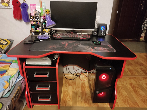 Тумба Ханна черная / красная - Уцененный экземпляр фото покупателя 116