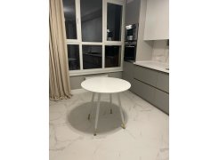 Стол круглый Bianka 90 белый фото покупателя 13