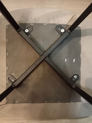 Стул на металлокаркасе Чилли К черный / зеленый фото покупателя 301