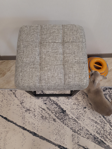 Барный стул Лофт микровелюр катания блэк / черный матовый фото покупателя 321