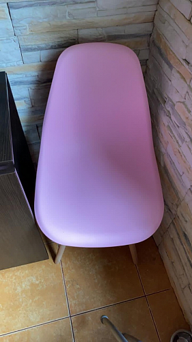 Пластиковый стул Eames PC-015 желтый фото покупателя 440