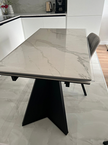 Керамический стол Ливи 140(200)х80х78 patagonia bronze / черный фото покупателя 31