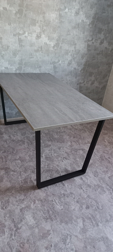 Деревянный стол Лота Лофт 120х75 белый матовый / дуб крафт золотой фото покупателя 374