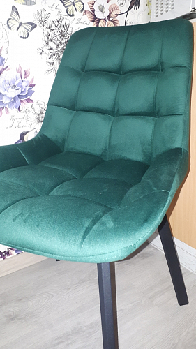 Стул на металлокаркасе Челси К крутящийся бирюзовый / черный фото покупателя 145