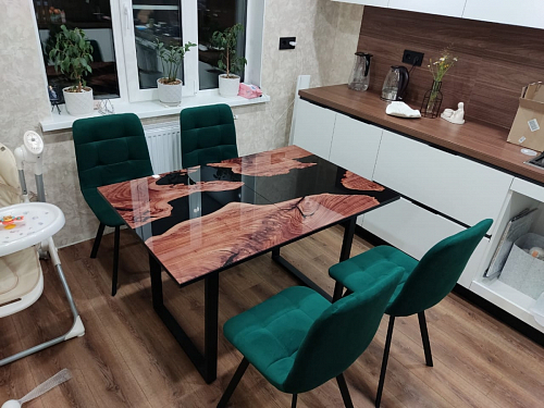 Комплект стульев Чилли 4 шт темно-серый / черный фото покупателя 228