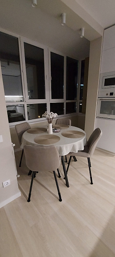 Стул на металлокаркасе Седа 360 К латте (velutto 08) / белый фото покупателя 362