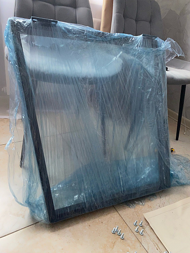 Стол Лота Лофт 140 25 мм черный матовый / бетон фото покупателя 332