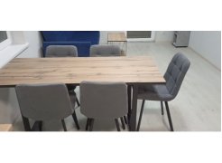 Стул на металлокаркасе Чилли горчичный / белый фото покупателя 529