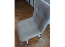 Стул на металлокаркасе Чилли светло-серый / черный фото покупателя 652