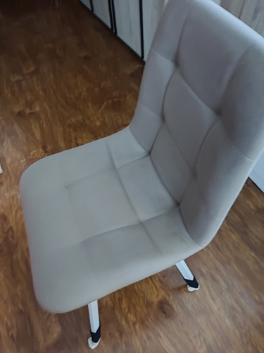 Стул на металлокаркасе Чилли К черный / зеленый фото покупателя 652