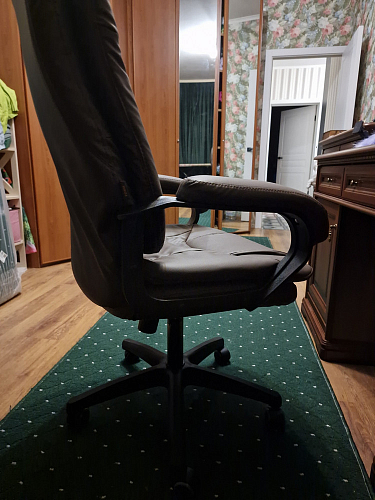 Компьютерное кресло Comfort Lux/Комфорт Люкс черный фото покупателя 96