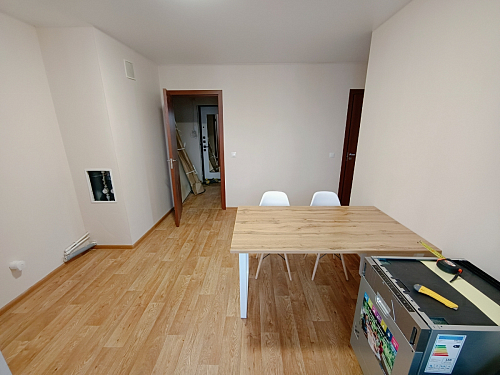 Деревянный стол Лота Лофт 120х75 белый матовый / дуб крафт золотой фото покупателя 518