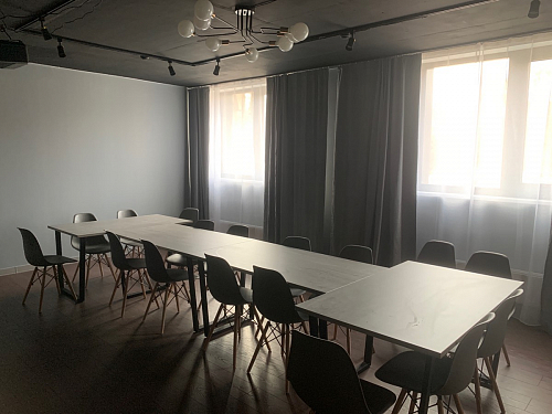 Стол Лота Лофт 120 32 мм бетон / черный матовый фото покупателя 113