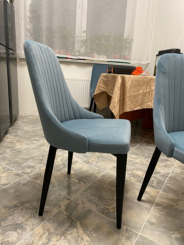 Стул на металлокаркасе Kora black / gray фото покупателя 171