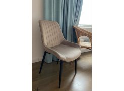 Стул на металлокаркасе Seda black / light gray фото покупателя 17