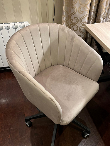 Компьютерное кресло Тибо светло-коричневый / белый фото покупателя 151