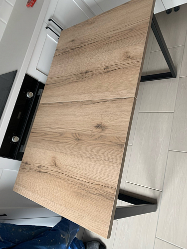 Деревянный стол Лота Лофт 120x75 дуб крафт табачный / черный матовый фото покупателя 855