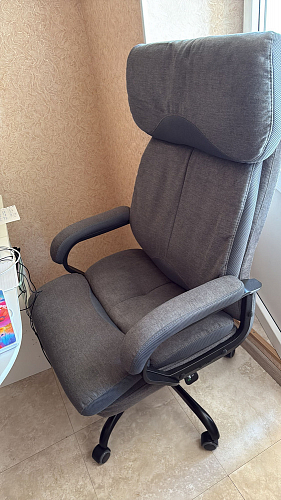 Компьютерное кресло Duke metal BL/Дюк МеталБл серый фото покупателя 1