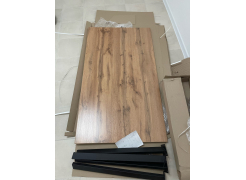 Стол Тринити Лофт 120 32 мм бетон / черный матовый фото покупателя 463