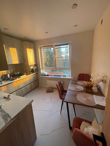 Стол Лота Лофт 140 25 мм черный матовый / бетон фото покупателя 53