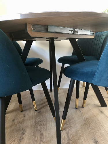 Стул на металлокаркасе Gabi 1 light purple / black фото покупателя 889