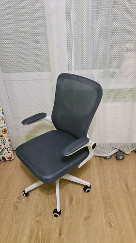 Компьютерное кресло Konfi blue / white фото покупателя 242
