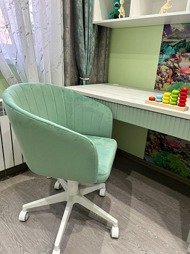 Компьютерное кресло Тибо 01 светло-коричневый / черный фото покупателя 89